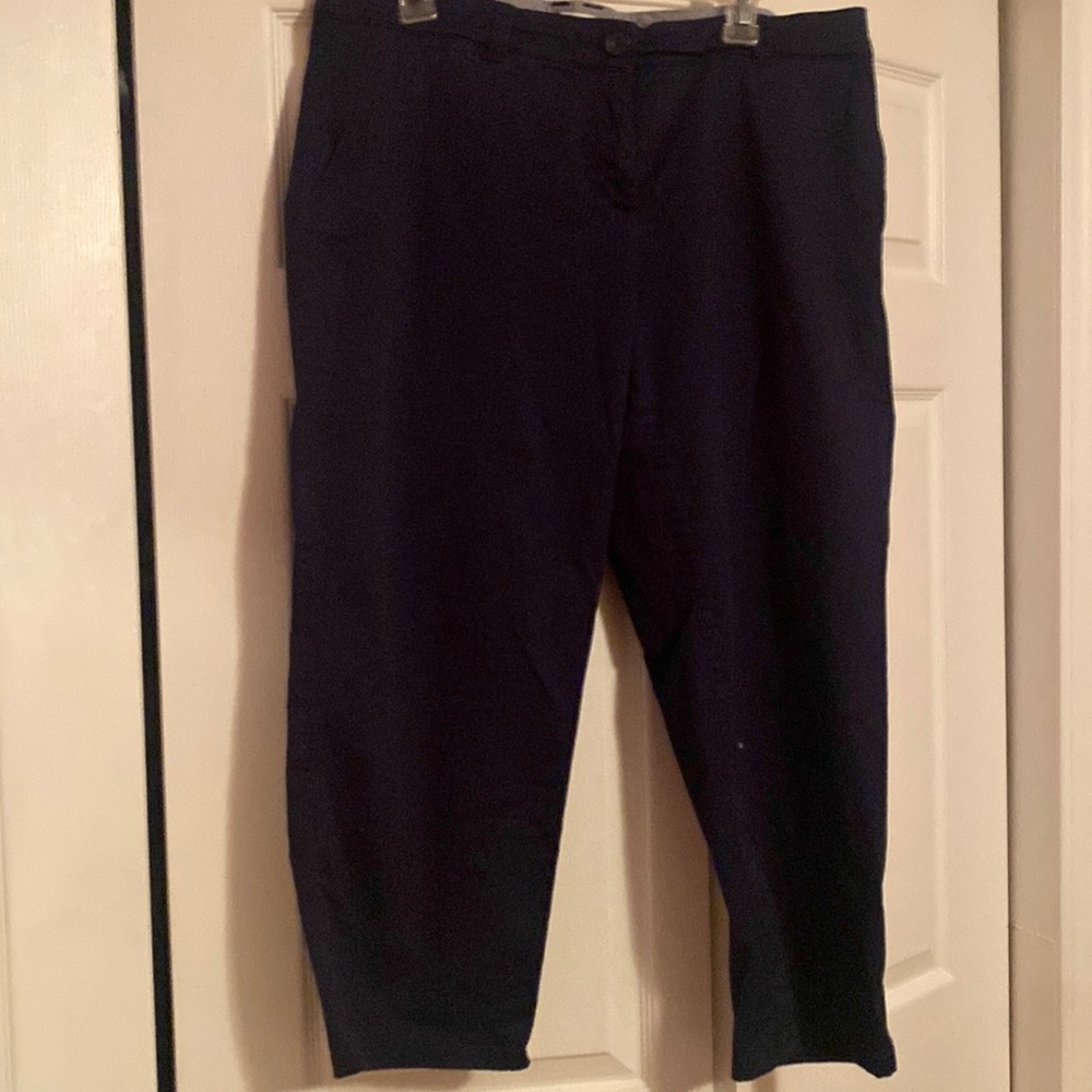 Crown & Ivy Navy Capris